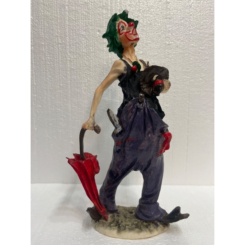 Vintage Pucci arnart‎ Hobo Clown with His Umbrella
